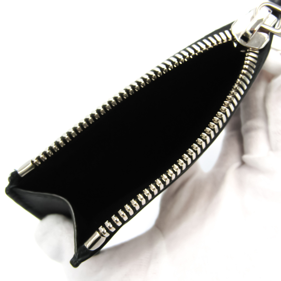 BALENCIAGA 655594 Unisex Calfskin Card Wallet Black - Picture 3 of 10